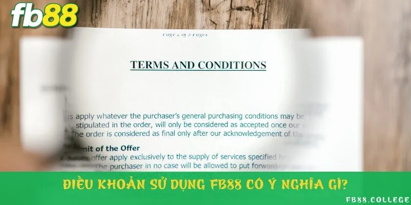 Điều khoản điều kiện sử dụng giúp người chơi tham gia nhà cái có trách nhiệm